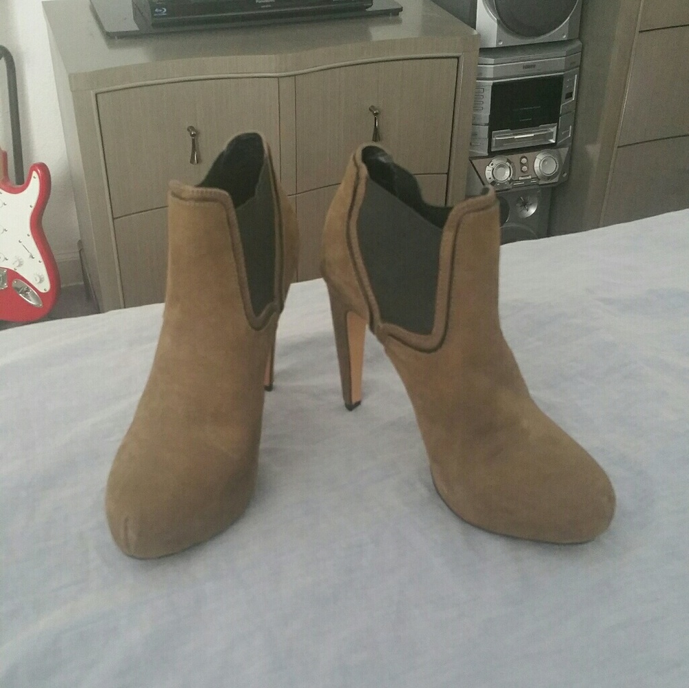 Suede Ankle Boot Heels Sam Edelman